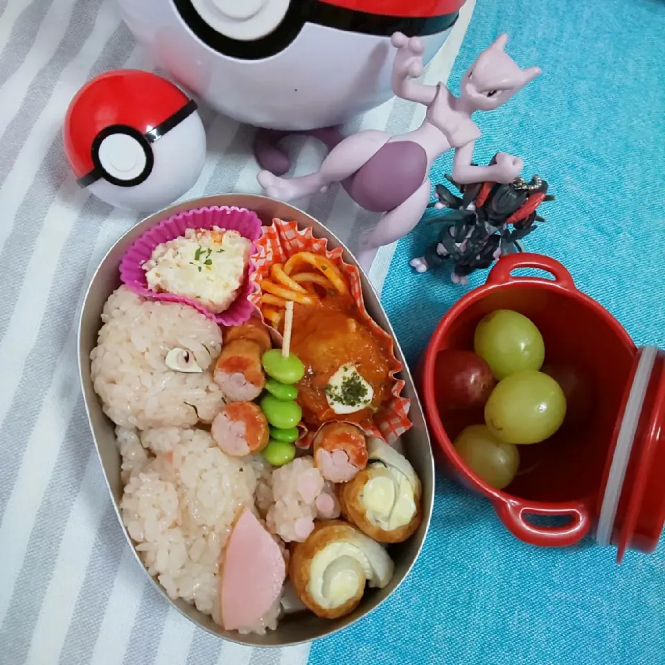 Snapdishの料理写真:ミュウツー弁当|はちさん