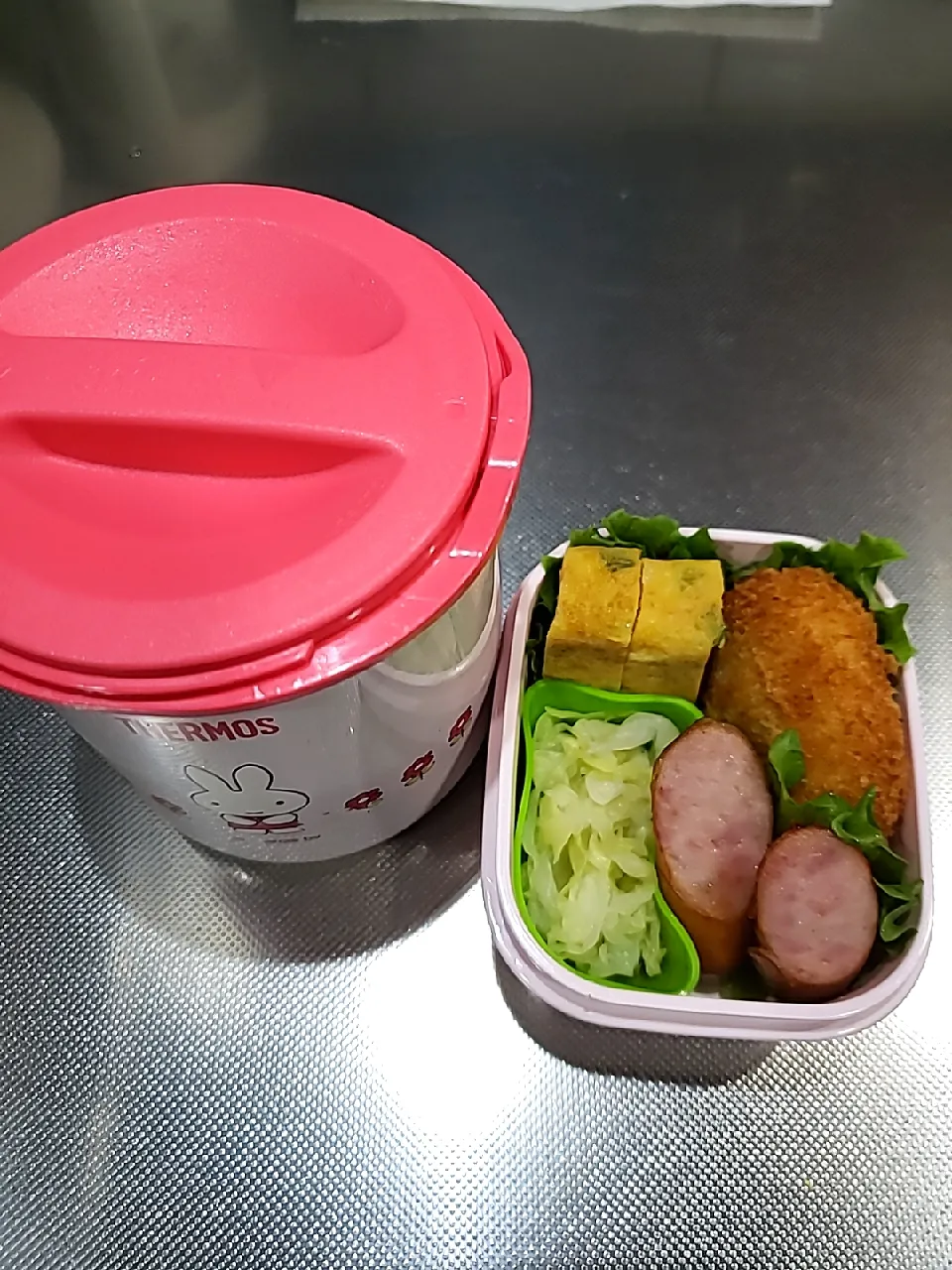 Snapdishの料理写真:今日のお弁当　高校生娘ちゃん(*^^*)|sakuhimaさん