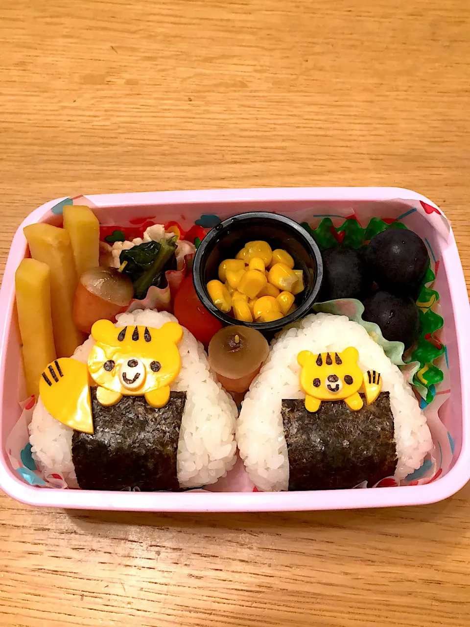 秋弁当☆りすさん親子おにぎり|はるmamaさん