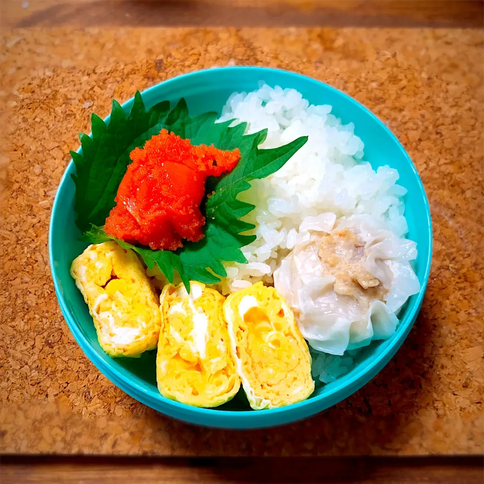 【お弁当】新米のための明太子弁当|ぽりんさんさん