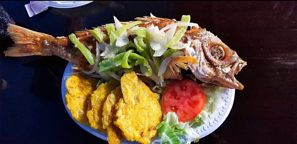 Red Snapper with Fried Plantains|Frank Ortizさん