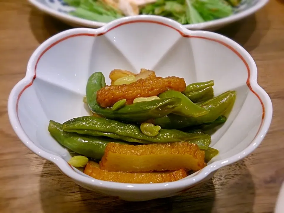 モロッコいんげんとさつま揚げの煮物|古尾谷りかこさん