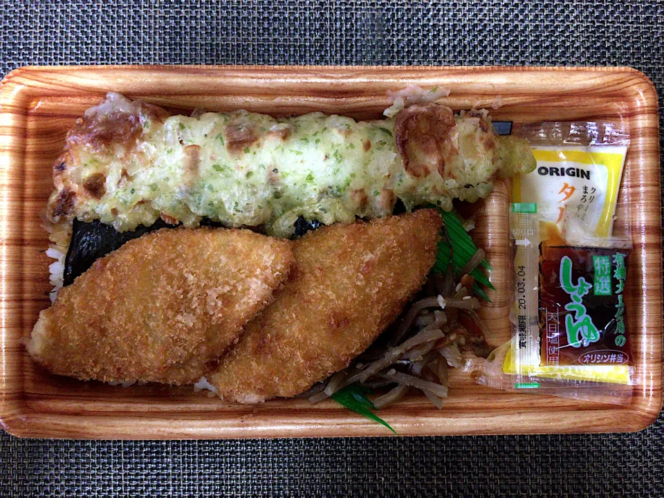 タルタルのり弁当|ばーさんさん