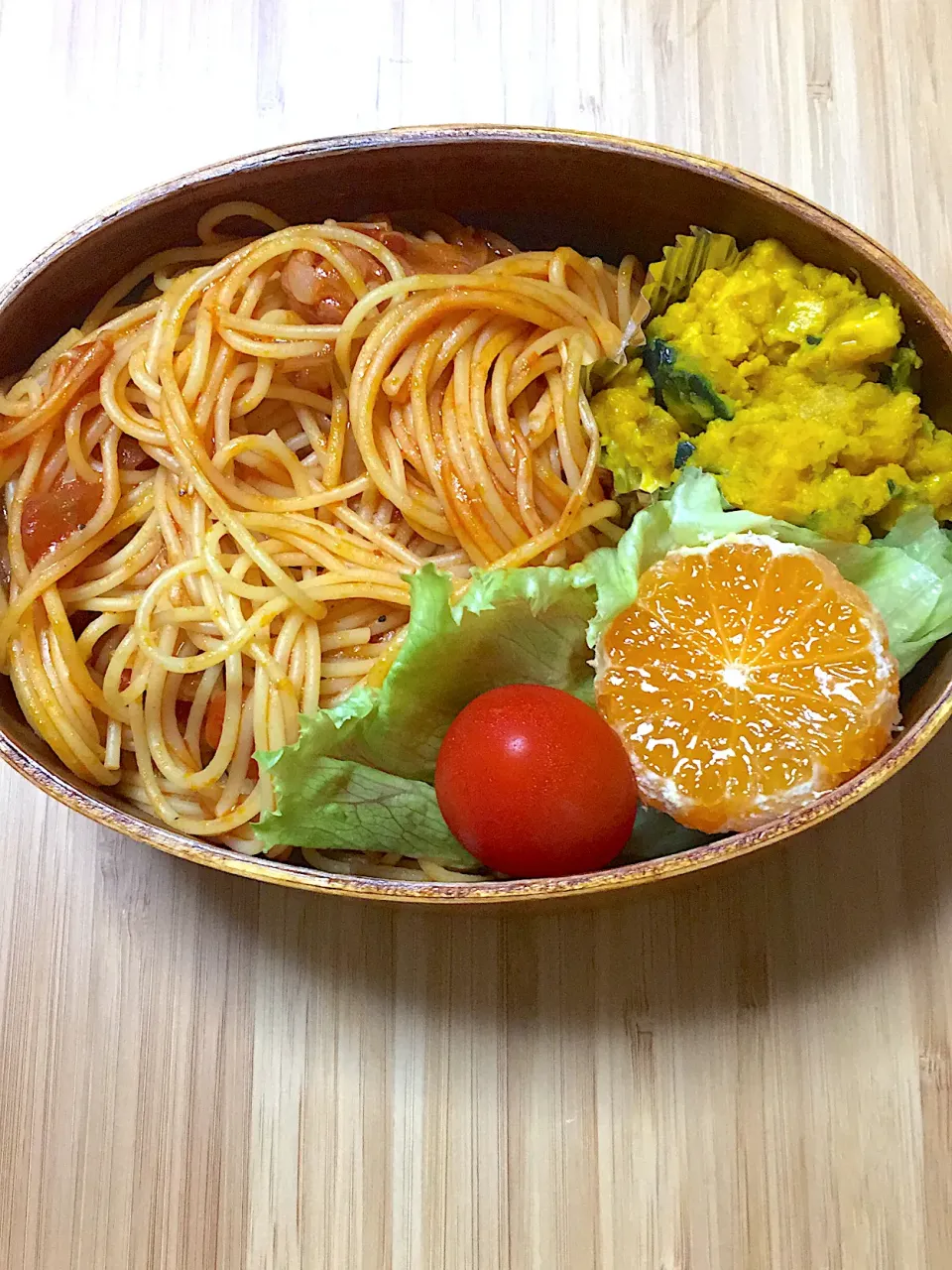 ナポリタンのお弁当。|田中心さん