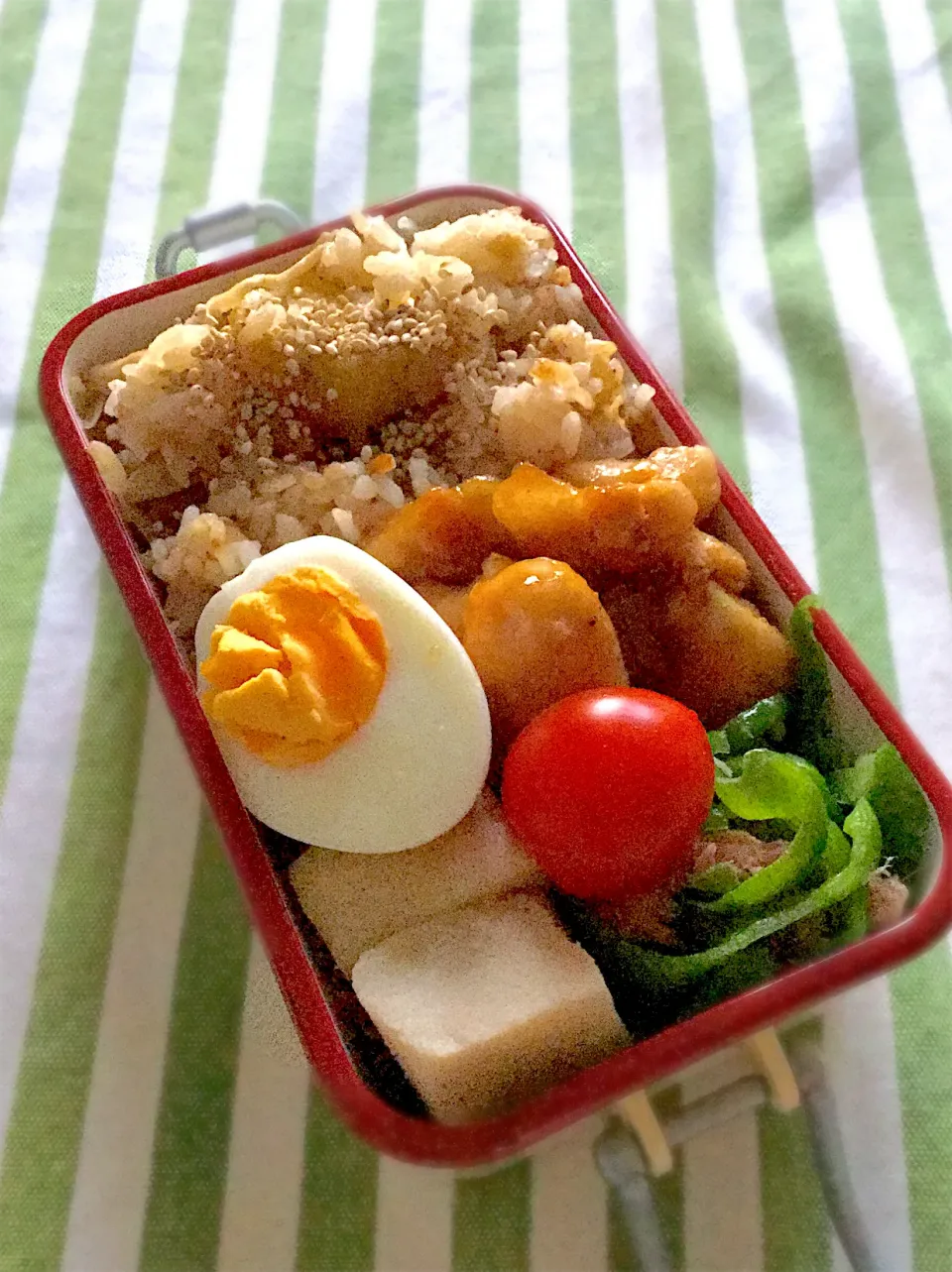 長女の中学弁当！鶏照り焼き！|yukoさん