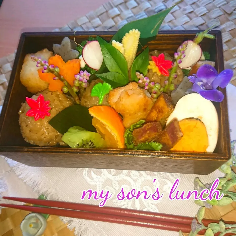 Snapdishの料理写真:おでん残り物あちこち弁当|kotokotoさん