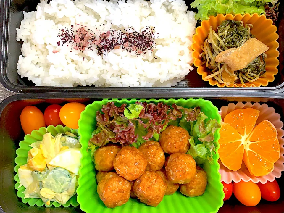 Snapdishの料理写真:今日のお弁当20191009🍀|rococoさん