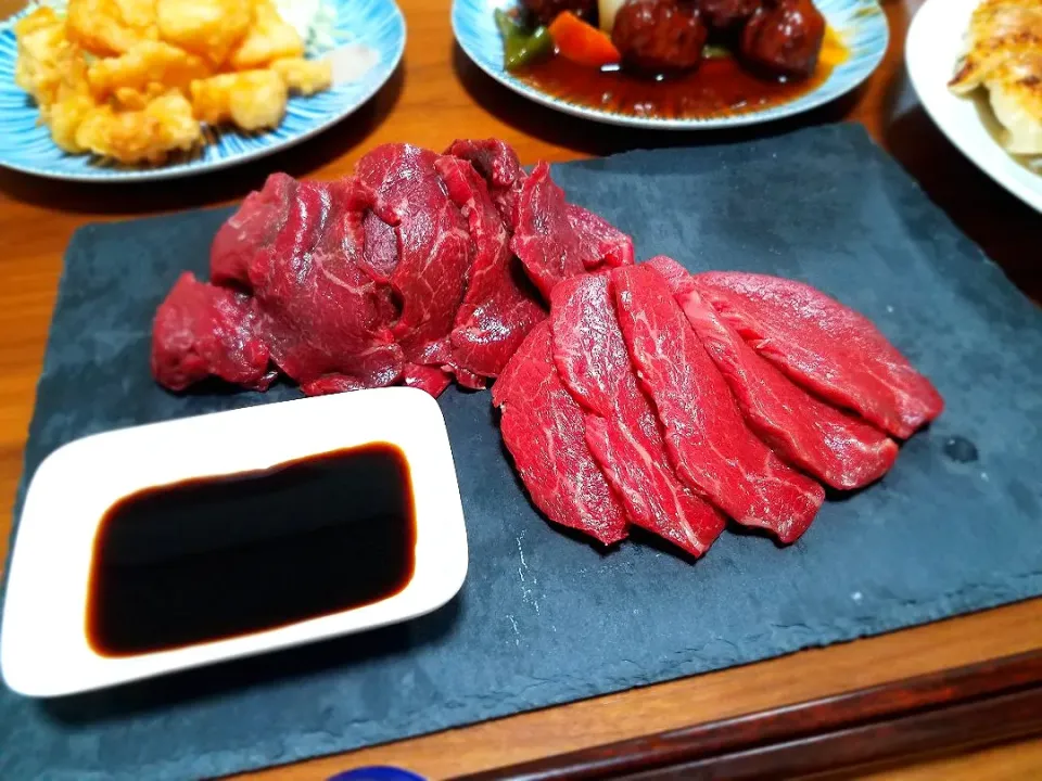 Snapdishの料理写真:月に1回ヒヒーの日🐴|masaki .fさん