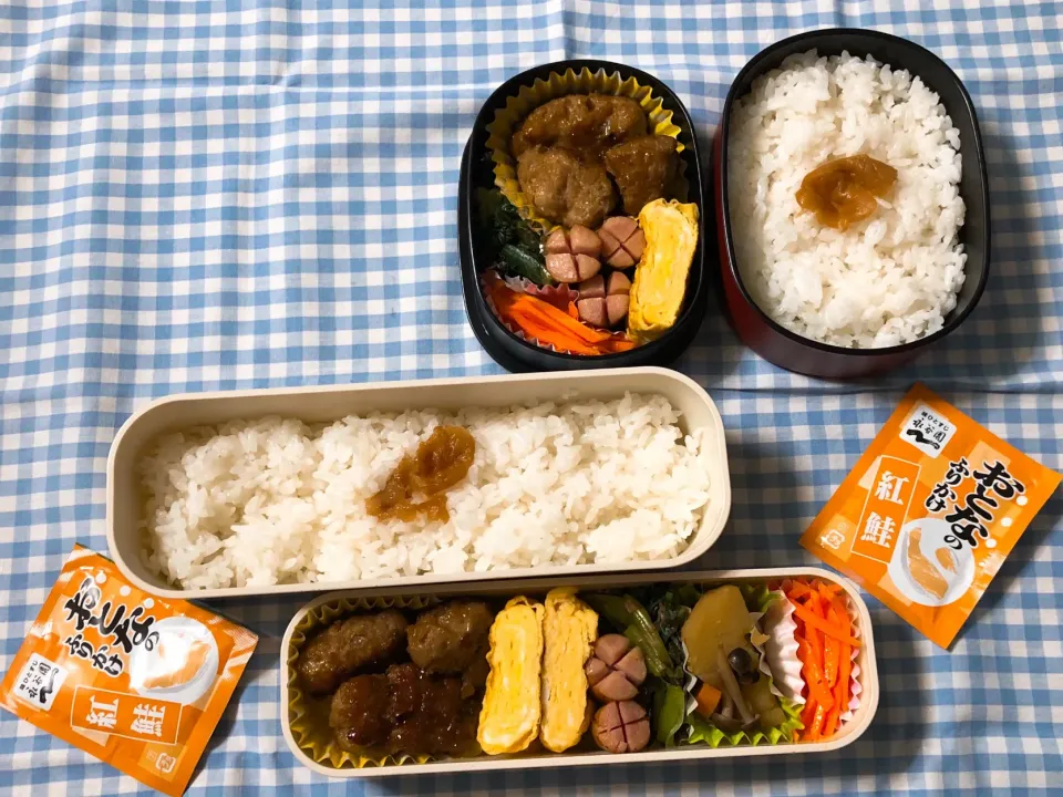 Snapdishの料理写真:2019/10/09(水) 夫弁当&娘弁当🎵|kiyominさん