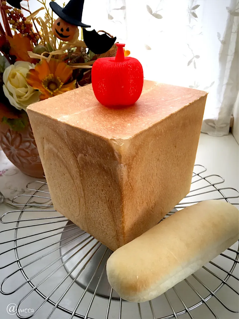 Snapdishの料理写真:角食パン🍞とりんごちゃん🍎|yucca@さん