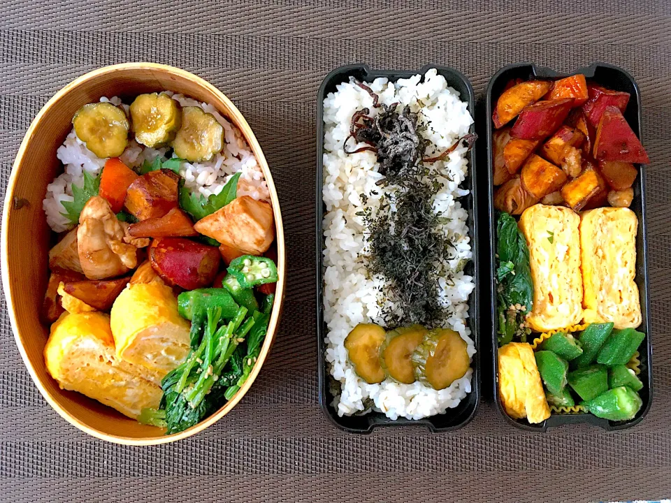 Snapdishの料理写真:2人分のお弁当|Naoko Miyataさん