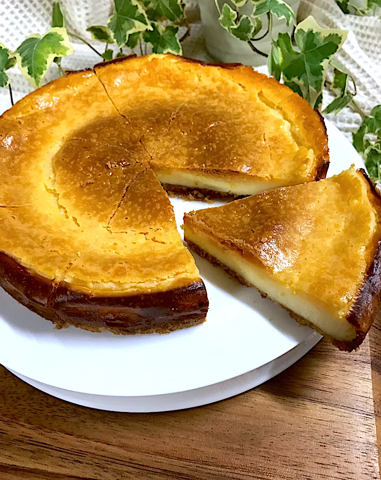 ベイグドチーズケーキ🧀|あまねこ🌿さん