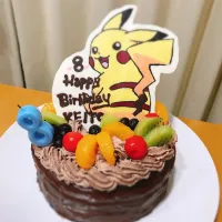 Snapdishの料理写真:息子の誕生日ケーキ🎂|tamさん