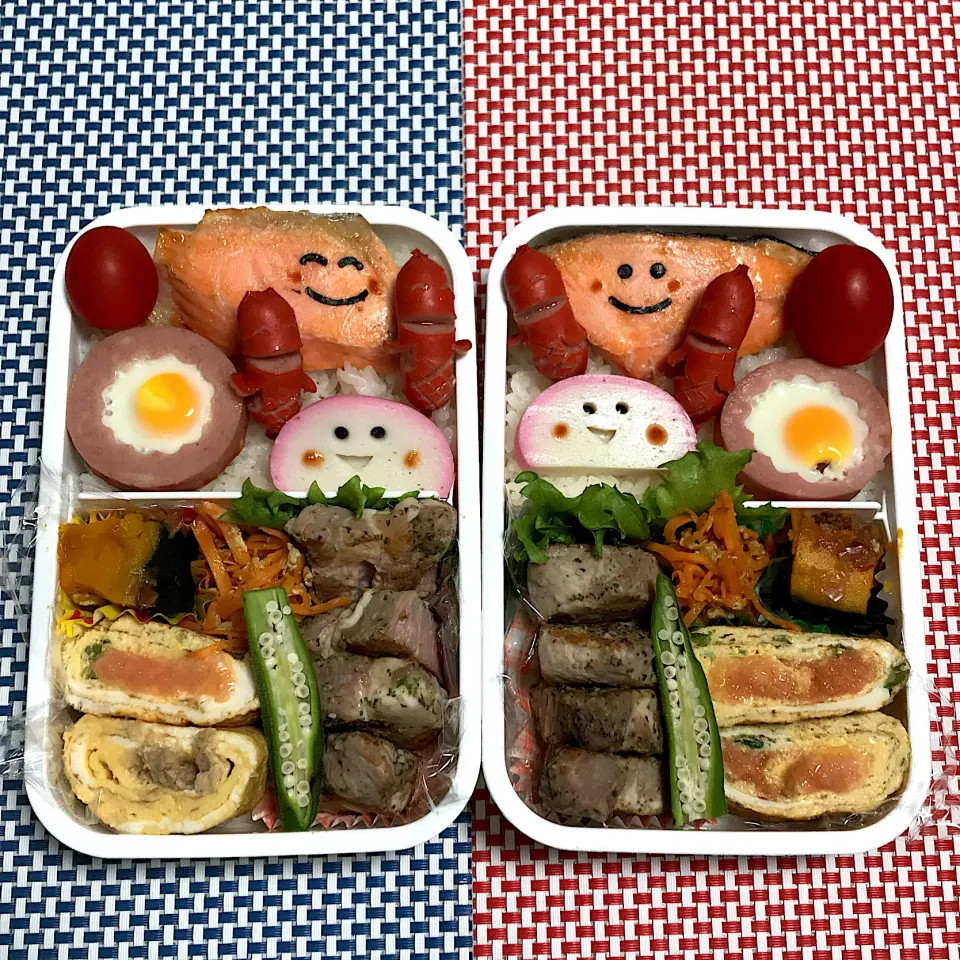 2019年10月10日　ムスコ＆オレ弁当♪|クッキングおやぢさん