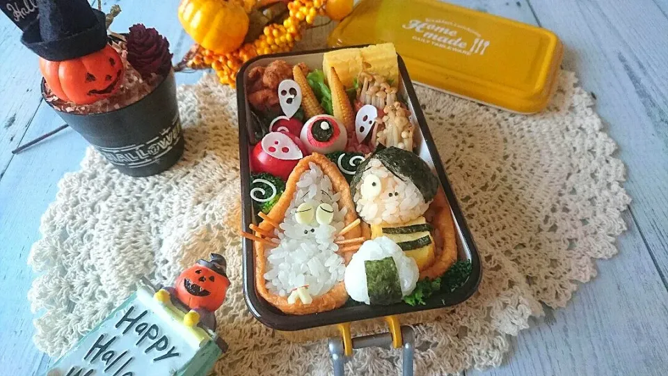 ゲゲゲの鬼太郎でハロウィン弁当|よよちさん