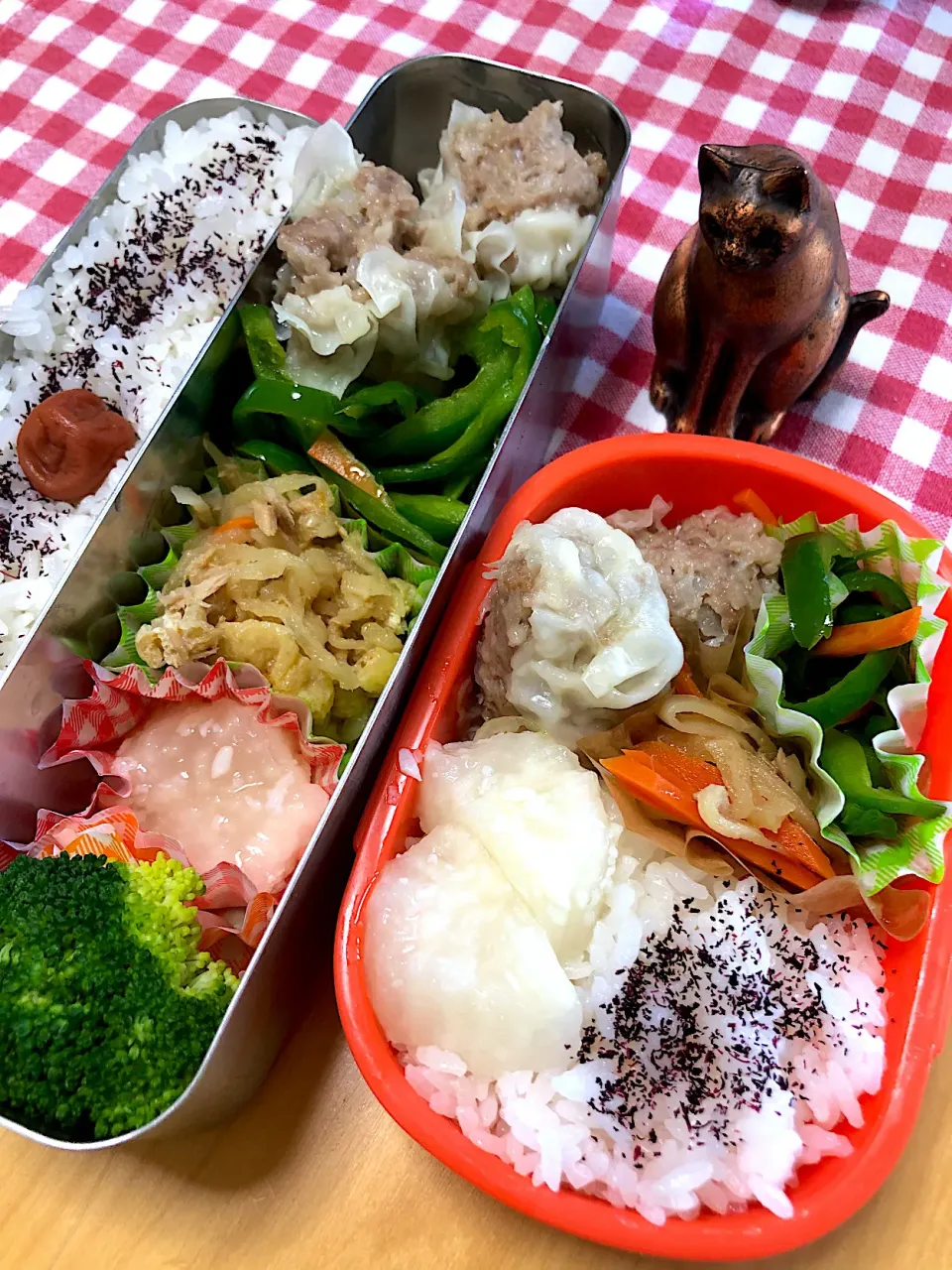 焼売　切り干し大根　ピーマンきんぴら　べったら漬け　ブロッコリー🥦 弁当|Kumiko Kimuraさん