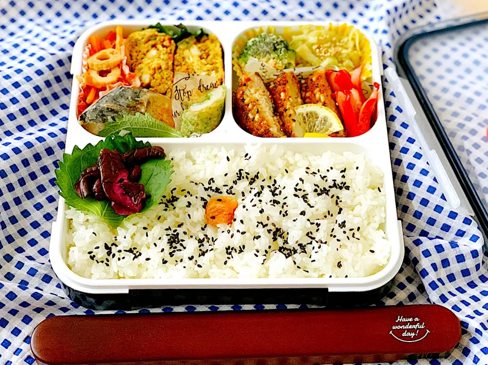 鶏むねのゴマ焼き弁当|たまごさん