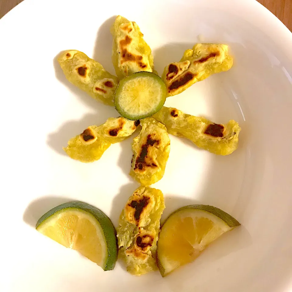 Snapdishの料理写真:みるくここあさんの料理 🍠さつまいもっち(芋餅)豆乳で再現😊|みゆきさん