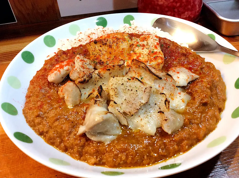 鶏カレー🍛😋|アライさんさん