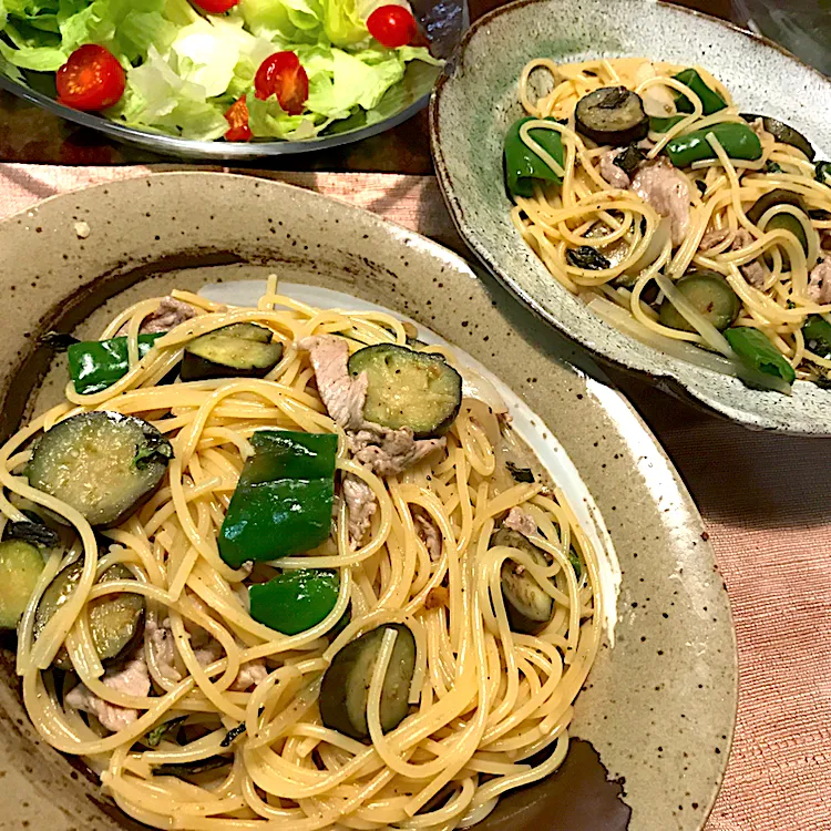 豚肉と野菜のパスタ|純さん