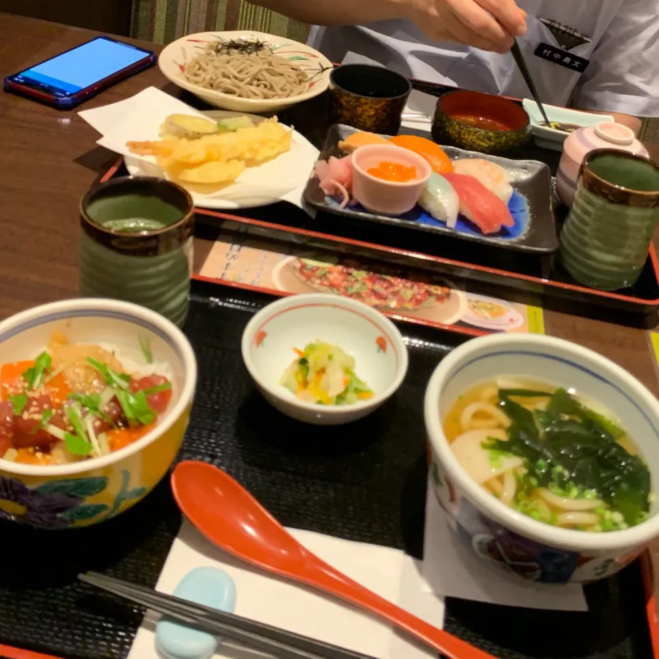 庄屋のミニ海鮮丼とうどん|Yoco⋆︎*さん