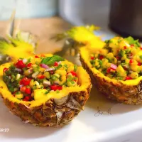 Pineapple and mango salsa|Ms.Stephさん