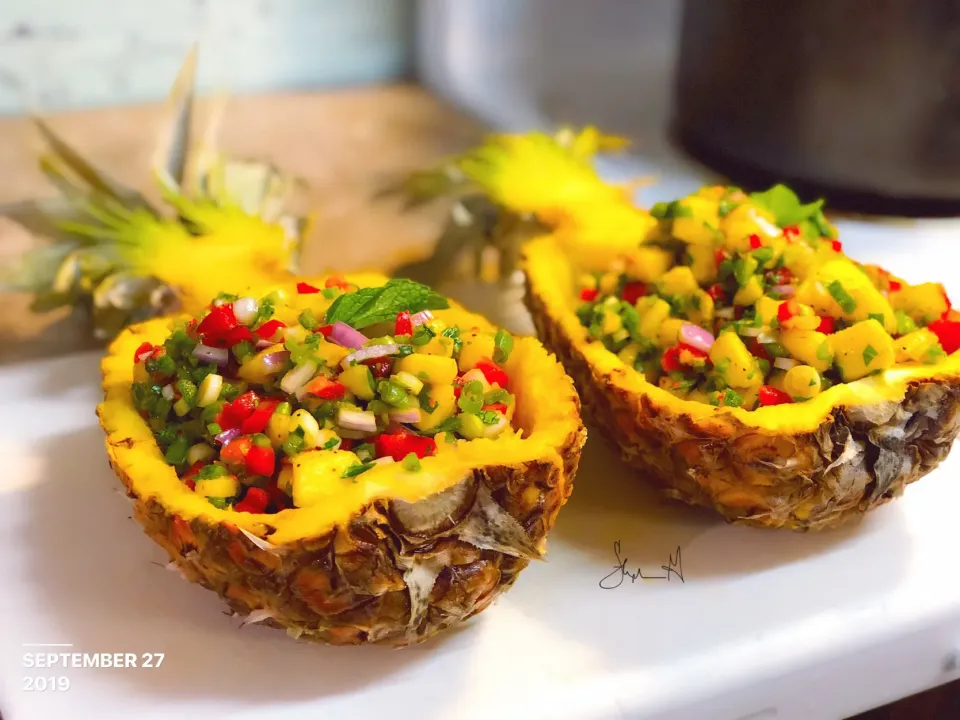 Pineapple and mango salsa|Ms.Stephさん