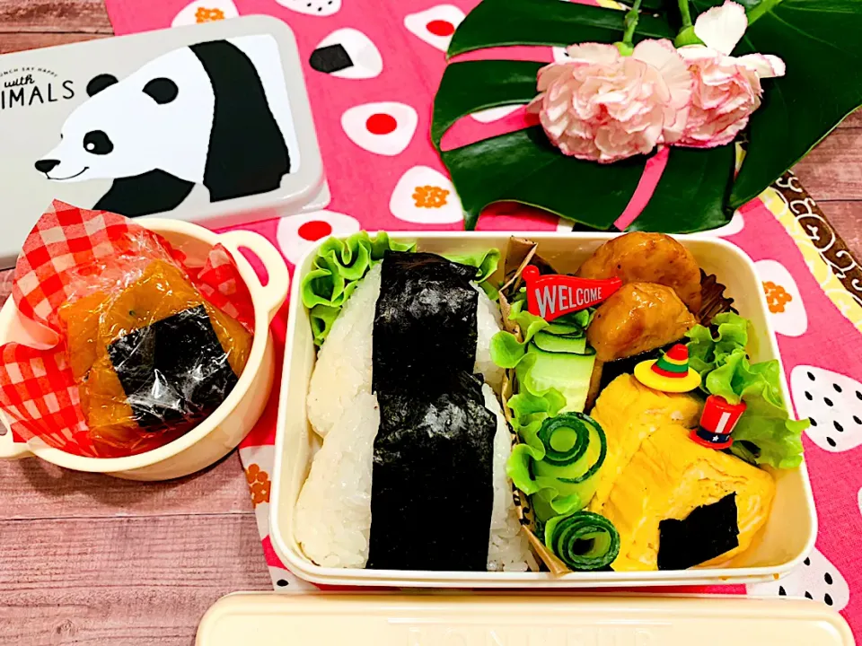 JKお弁当🍙おにぎり弁当|いちごさん