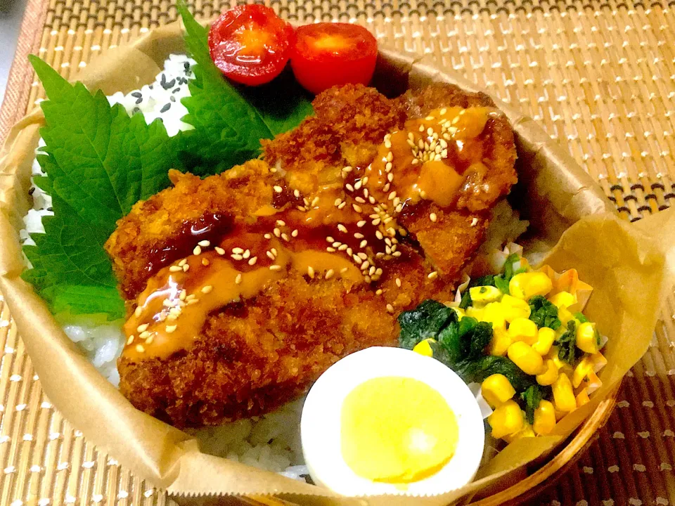 高校生男子のわっぱ弁当|もりや❤ゆりさん