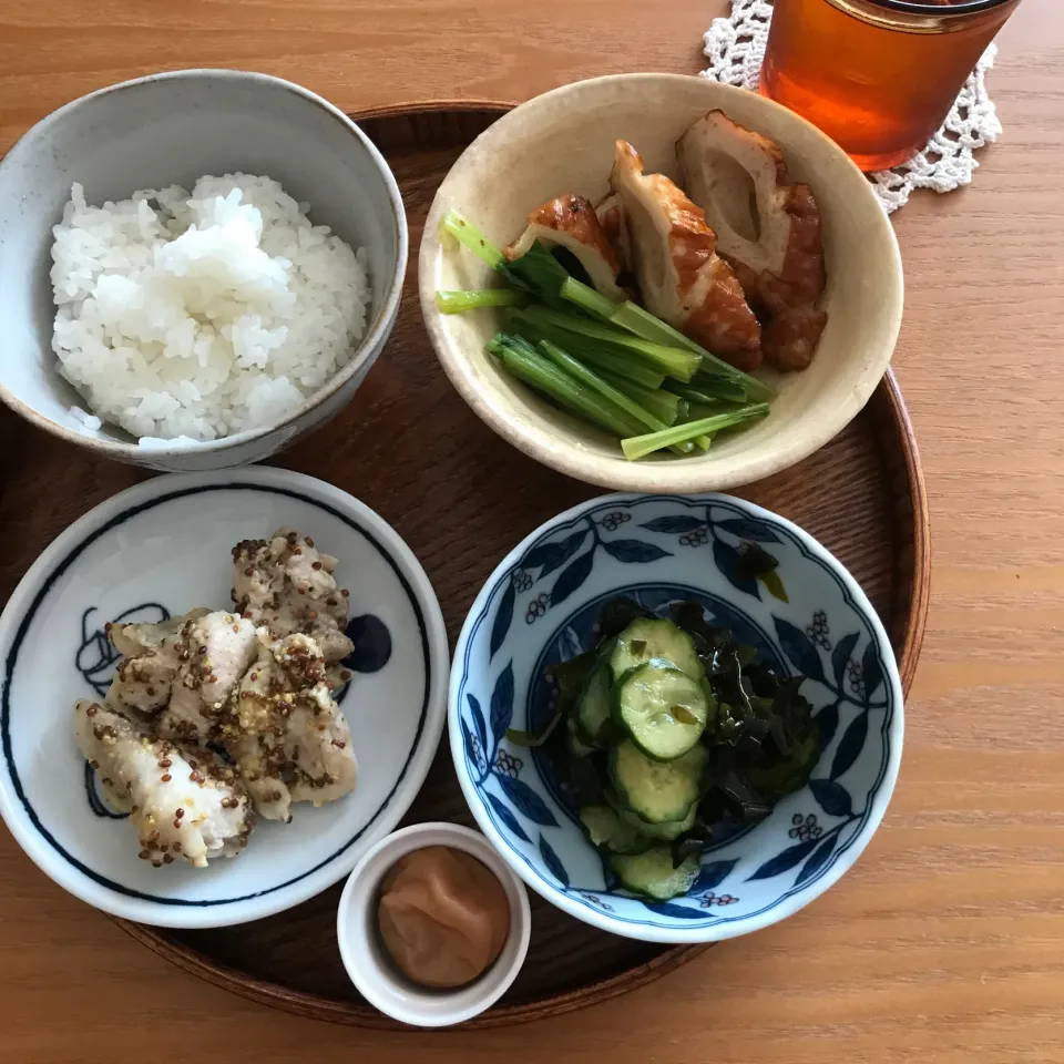 Snapdishの料理写真:作り置きあれこれ＃)`Д´)お昼ご飯|サチャンさん