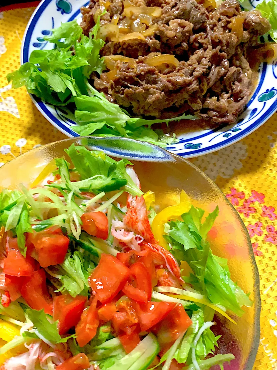 サラダ🥗　　プルコギ|掛谷節子さん