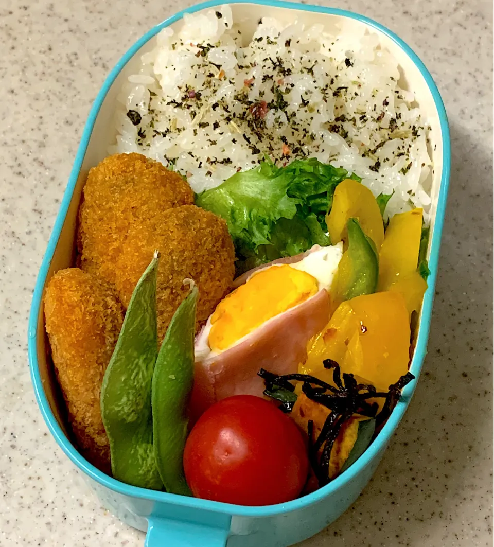 Snapdishの料理写真:ささみチーズフライ弁当|besさん