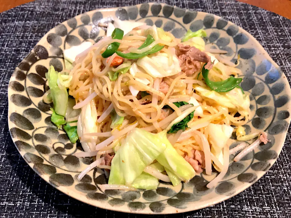 たらこ塩焼きそば|とみぃさん