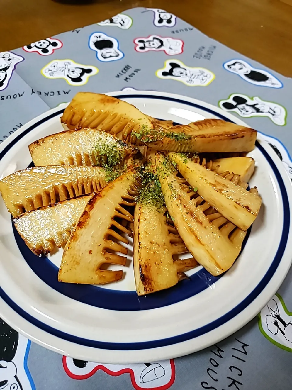 Snapdishの料理写真:タケノコバター醤油焼き⭐|aiさん