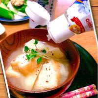 油揚げとじゃがいもの味噌汁