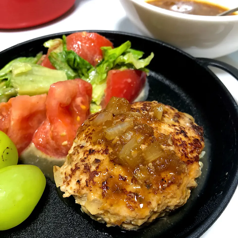 カサ増しエノキたっぷり！味付けは味噌！いつものハンバーグ|pika nilcoさん