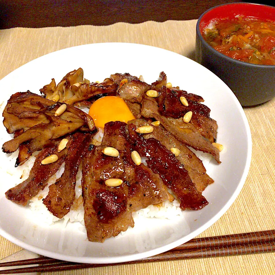 焼肉丼|おこばさん