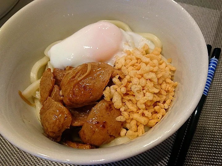 Snapdishの料理写真:大豆肉うどん|ねこさんさん