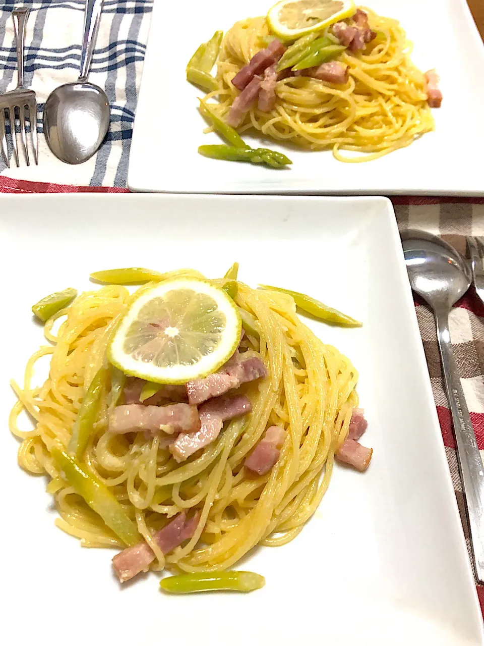 Snapdishの料理写真:レモンクリームパスタ|く る みさん