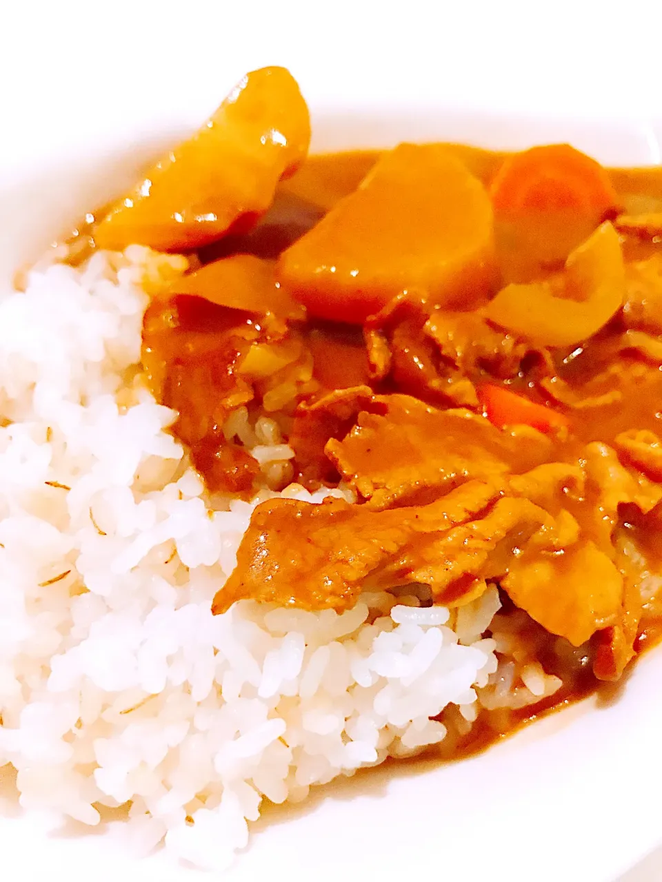 インド土産のカレー粉と日本のカレー粉と混ぜて作ったけど超絶激辛カレーに0(:3 )〜 _(‘､3｣ ∠ )_|舞さん