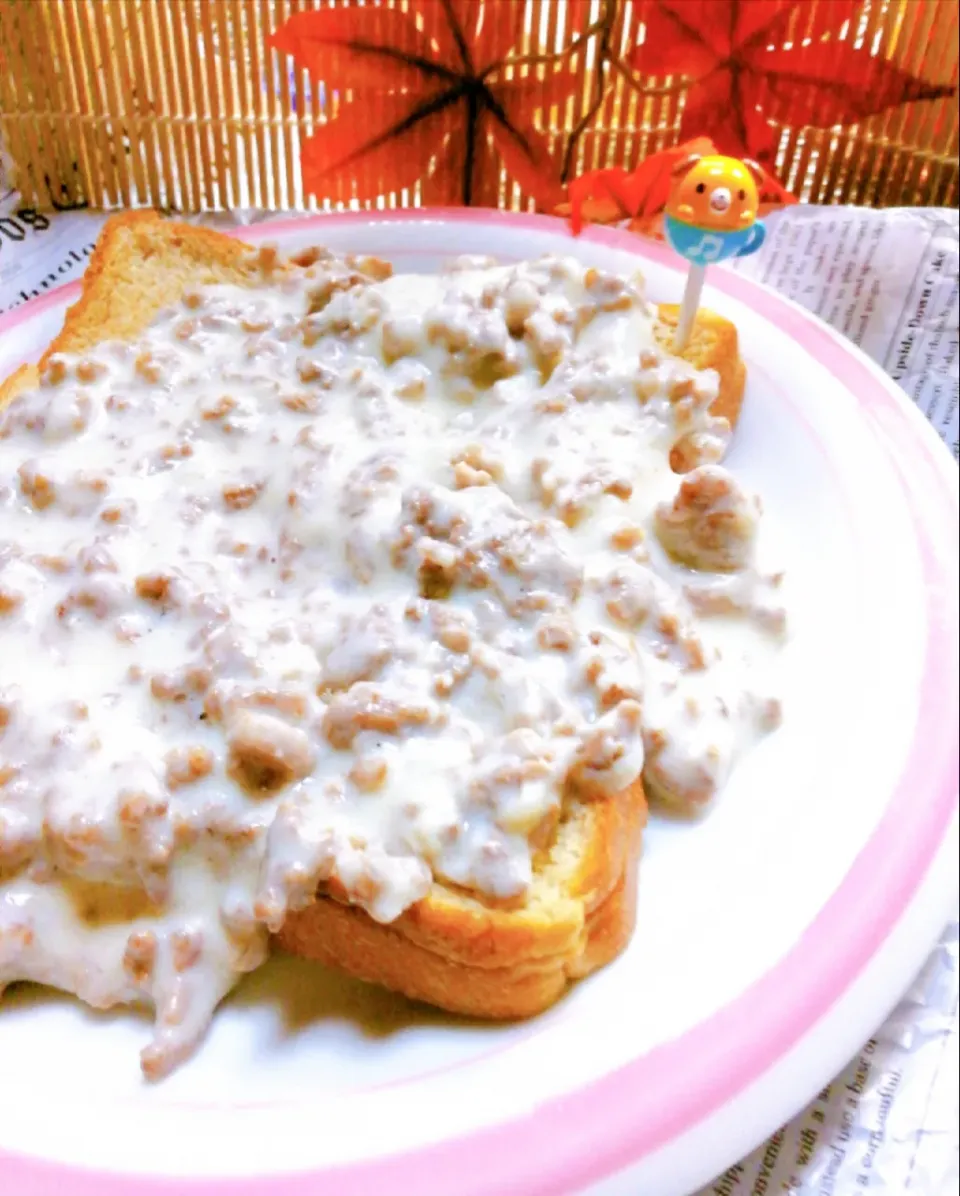 由美さんの料理から

Today's breakfast! ( ˘ ³˘)♥good🤩

ホワイトグレイビートースト〜ロ○ソンのブラン入り食パン🍞|ペンギンさん