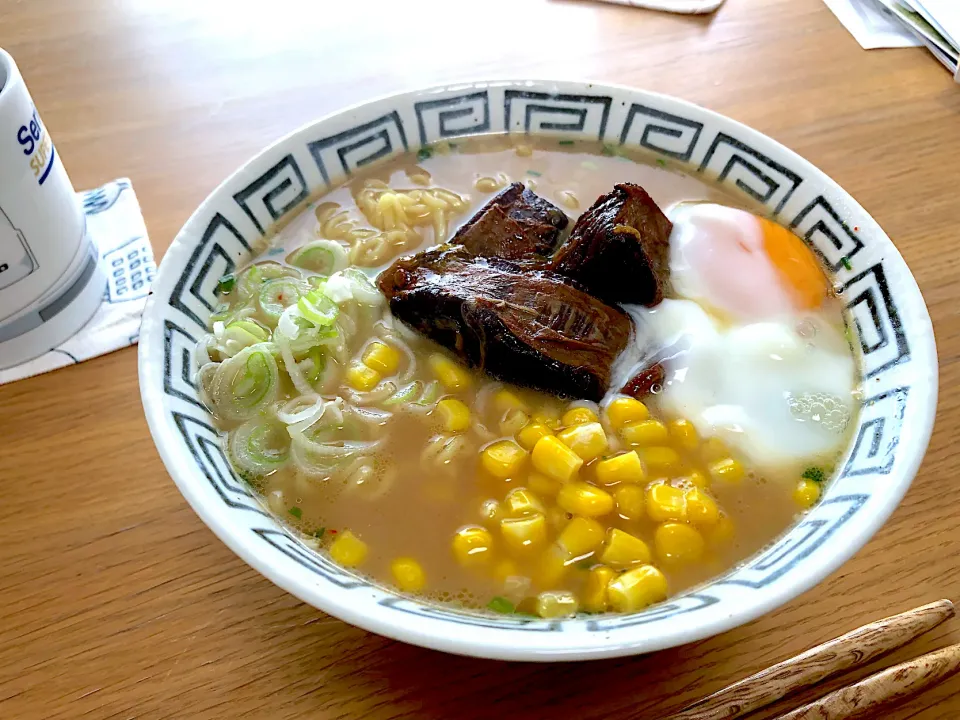 味噌ラーメン 角煮も手作り|Takaya Simpoさん