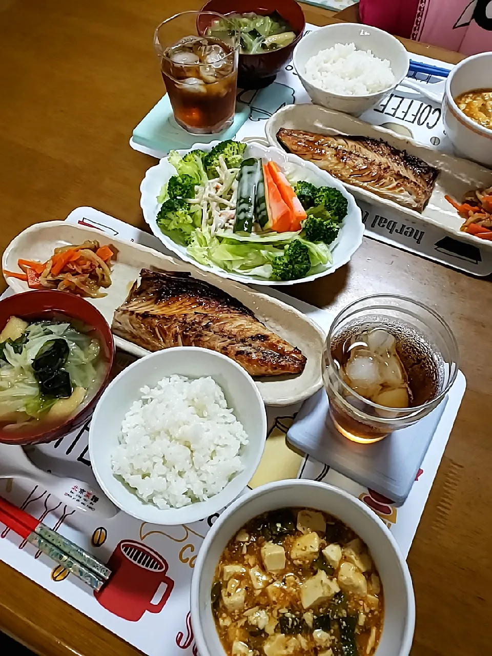 焼きサバと麻婆豆腐|aiさん