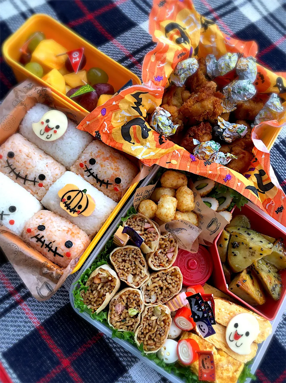 運動会ハロウィンお弁当🎃|シナモンさん