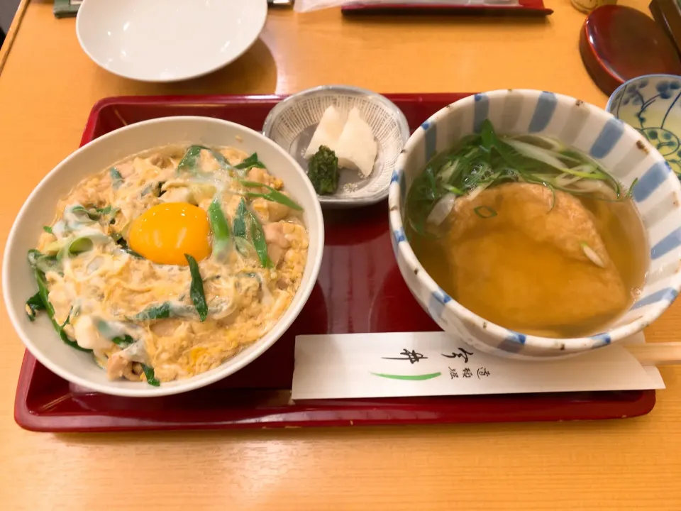 親子丼と小うどん|chan mitsuさん