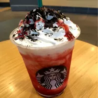 スタバ＊ハロウィン レッド ナイト フラペチーノ