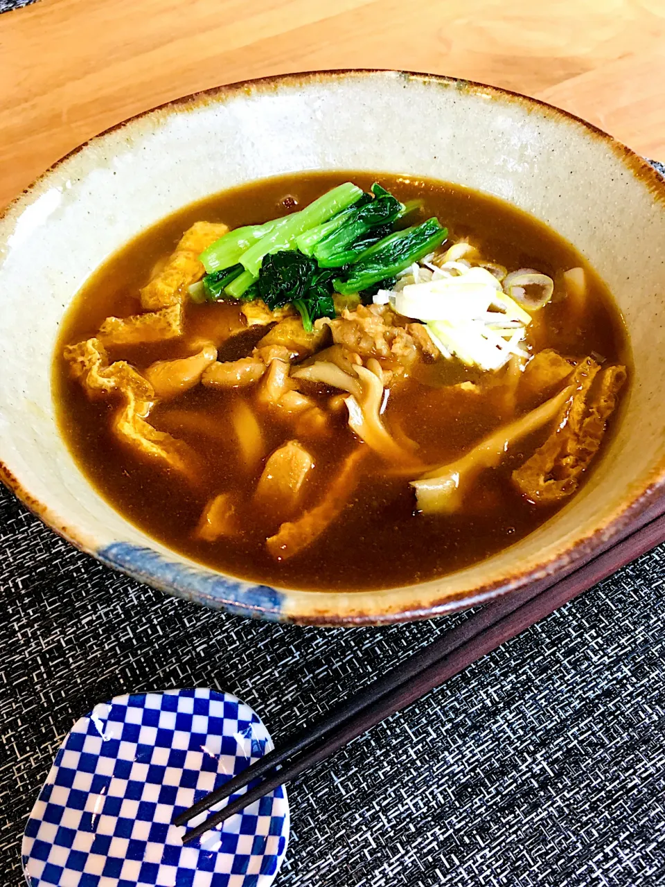 今日のお家で子どもとランチは                     カレーうどん✨|ミッチ☆ママさん