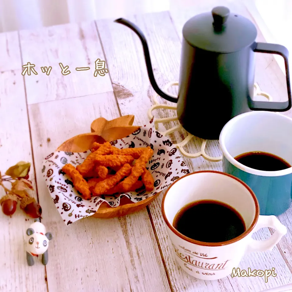 ホッと一息♡娘が入れてくれたコーヒー☕️|まこぴ～♪さん