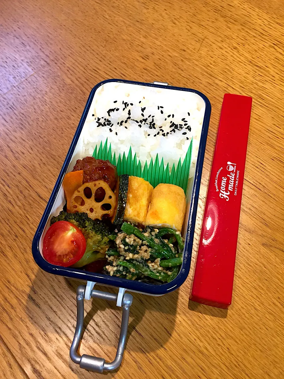 JK弁当  彩り野菜と肉団子の甘酢あん|まつださんさん