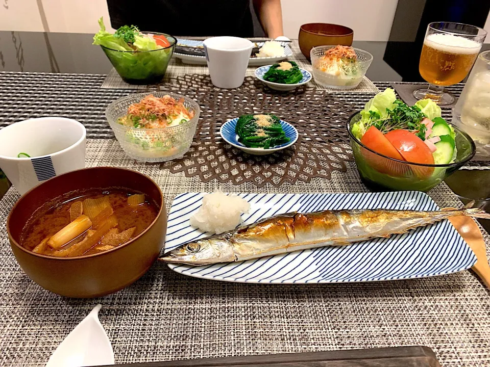 秋刀魚の塩焼き定食😊|ゆかさん